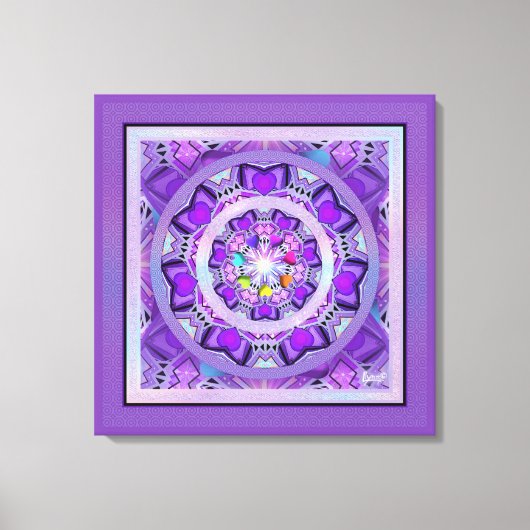 Lila W2 Leinwanddruck (Vorderseite)