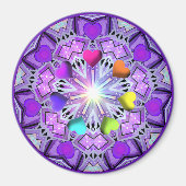 Lila W2 Magnet (Vorne)