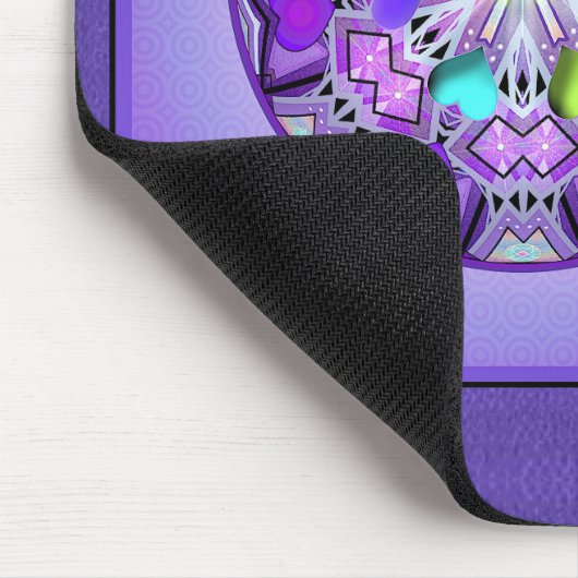 Lila W2 Mousepad (Ecke)