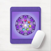 Lila W2 Mousepad (Mit Mouse)