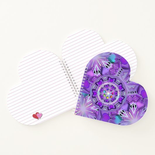 Lila W2 Notizblock (Innenseite)