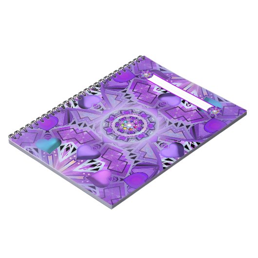 Lila W2 Notizblock (Linke Seite)