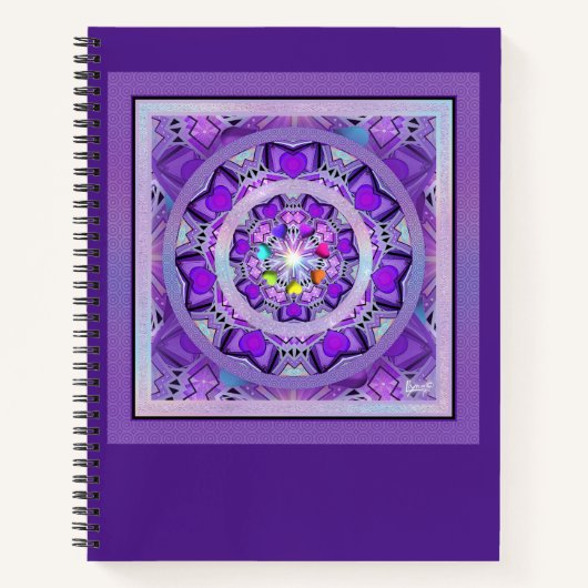 Lila W2 Notizblock (Vorderseite)