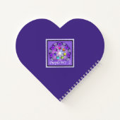 Lila W2 Notizblock (Rückseite)