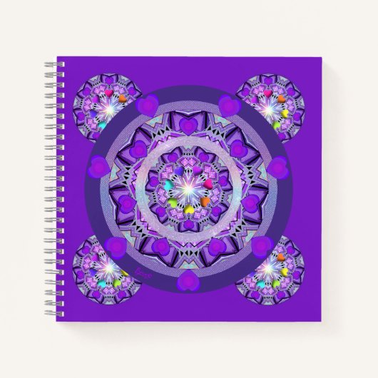 Lila W2 Notizblock (Vorderseite)