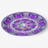 Lila W2 Pappteller (Schrägansicht)