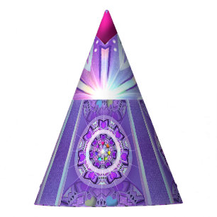 Lila W2 Partyhütchen