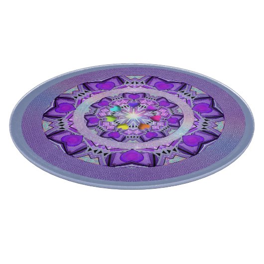 Lila W2 Schneidebrett (Ecke)