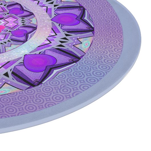 Lila W2 Schneidebrett (Ecke)