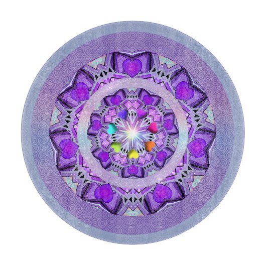 Lila W2 Schneidebrett (Vorderseite)