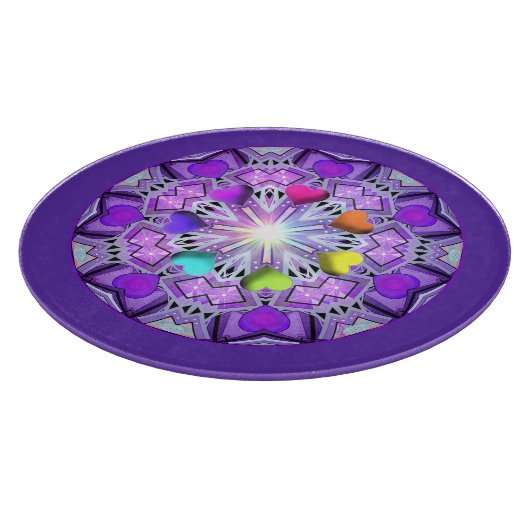 Lila W2 Schneidebrett (Ecke)