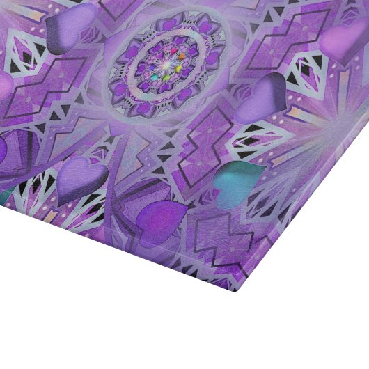 Lila W2 Schneidebrett (Ecke)