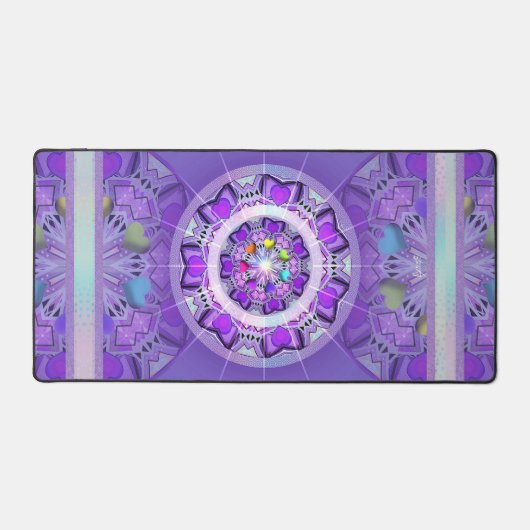 Lila W2 Schreibtischunterlage (Vorderseite)