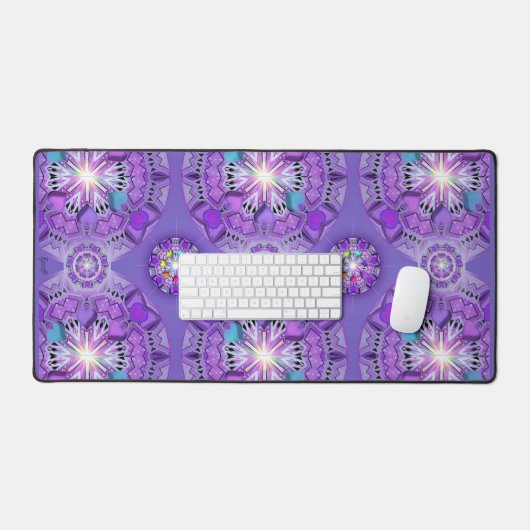 Lila W2 Schreibtischunterlage (Tastatur & Maus)