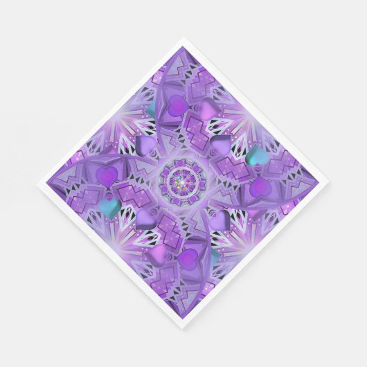 Lila W2 Serviette (Ecke)