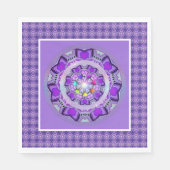 Lila W2 Serviette (Vorderseite)