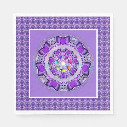 Lila W2 Serviette (Vorderseite)