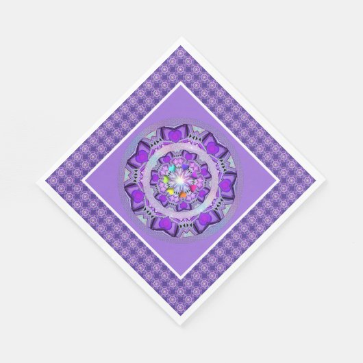 Lila W2 Serviette (Ecke)