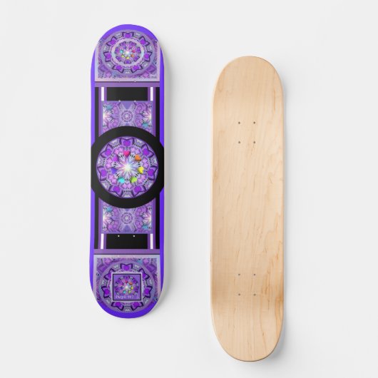 Lila W2 Skateboard (Vorderseite)