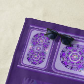 Lila W2 Strandtuch (Beispiel)