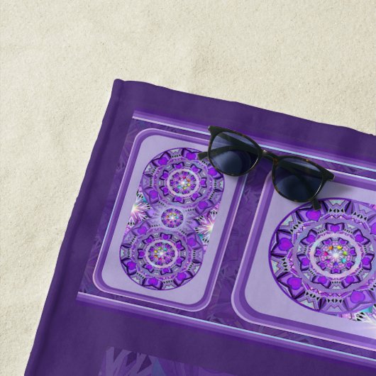 Lila W2 Strandtuch (Beispiel)