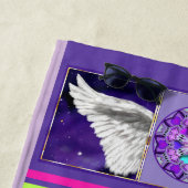 Lila W2 Strandtuch (Beispiel)