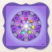 Lila W2 Untersetzer (Vorderseite)