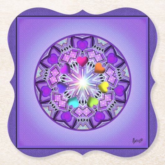 Lila W2 Untersetzer (Vorderseite)