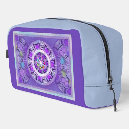 Lila W2 Waschbeutel (Rechte Ecke)