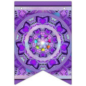 Lila W2 Wimpelkette (Erste Fahne)