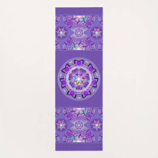 Lila W2 Yogamatte (Rückseite)