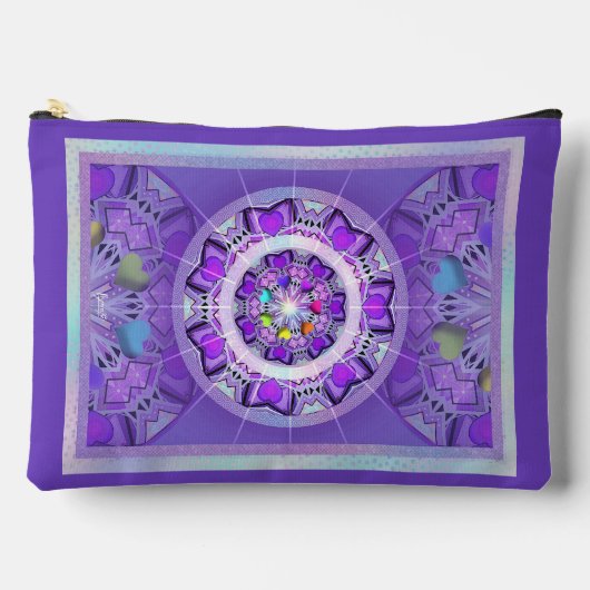 Lila W2 Zubehörtasche (Vorderseite)