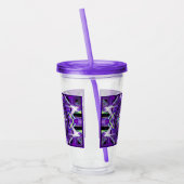 Lila W3 Acrylic Tumbler Acryltrinkbecher (Links)