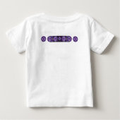 Lila W3 Baby T-shirt (Rückseite)
