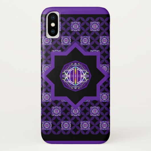 Lila W3 Case-Mate iPhone Hülle (Rückseite)