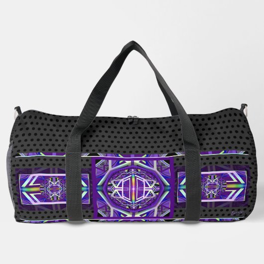 lila w3 duffle bag (Rückseite)