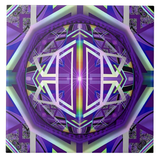 Lila W3 Fliese (Vorderseite)