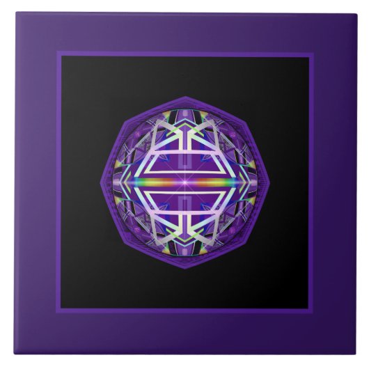 Lila W3 Fliese (Vorderseite)