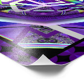 Lila W3 Fotodruck (Ecke)