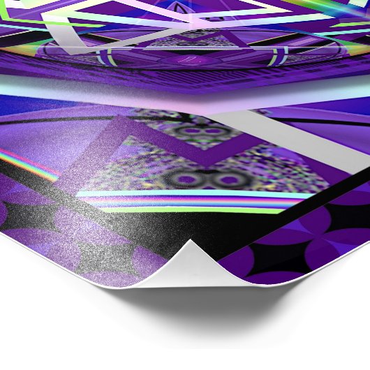 Lila W3 Fotodruck (Ecke)