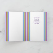 Lila W3-Geburtstagkarte Karte (Innenseite)