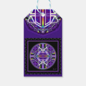 Lila W3 Geschenkanhänger (Vorderseite)