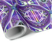 Lila W3 Geschenkpapier (Rolleneckpunkt)