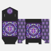 Lila W3 Geschenkschachtel (Ungefaltet)