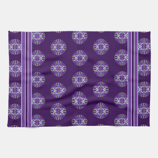 Lila W3 Geschirrtuch (Horizontal)