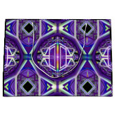 Lila W3 Große Geschenktüte (Vorderseite)