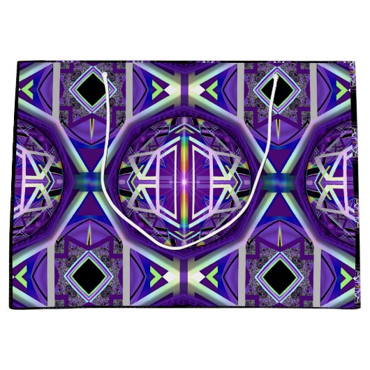 Lila W3 Große Geschenktüte (Vorderseite)