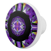 Lila W3 Keramikknauf (Rechts)