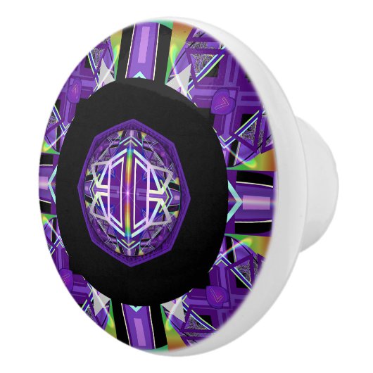 Lila W3 Keramikknauf (Rechts)