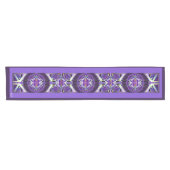 lila W3 Kurzer Tischläufer (Horizontal)